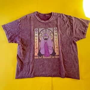 EVIL QUEEN DISNEY VILLAINS T-SHIRT PURPLE